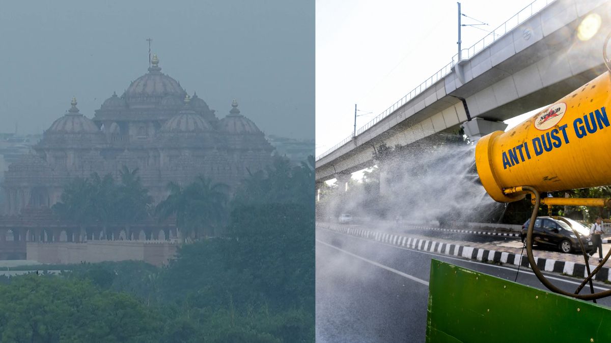 deli-air-quality-falls-to-poor-caregory-with-aqi-at-256-water-sprinkled-to-reduce-pollution-delhi-air-pollution-weather-updates